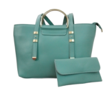 Galapagos Green Tote Bag with mini pouch