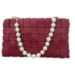 Maroon Cross body wave bag