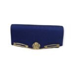 Blue Round Clutch