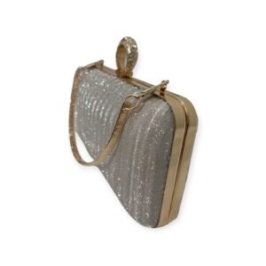 Silver Box Clutch - Image 3