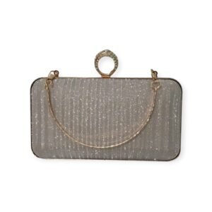 Silver Box Clutch - Image 2