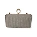 Silver Box Clutch